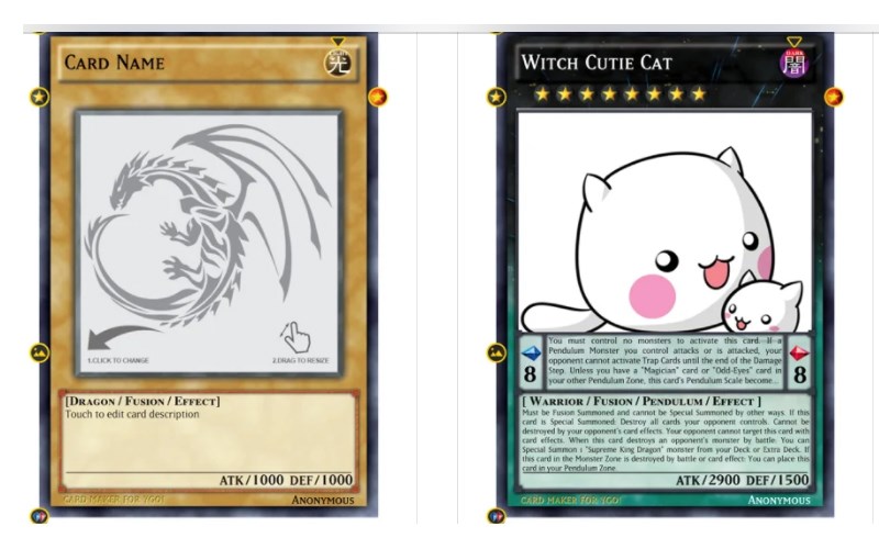 Card Maker Creator for YugiOh