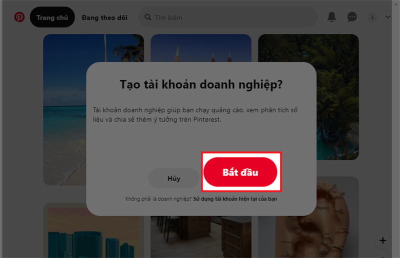 Cách chuyển tài khoản cá nhân sang tài khoản doanh nghiệp trên Pinterest Cách chuyển tài khoản cá nhân sang tài khoản doanh nghiệp trên Pinterest