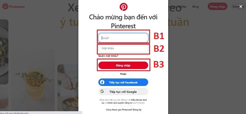 Nhập Email v&agrave; mật khẩu để Đăng nhập v&agrave;o t&agrave;i khoản