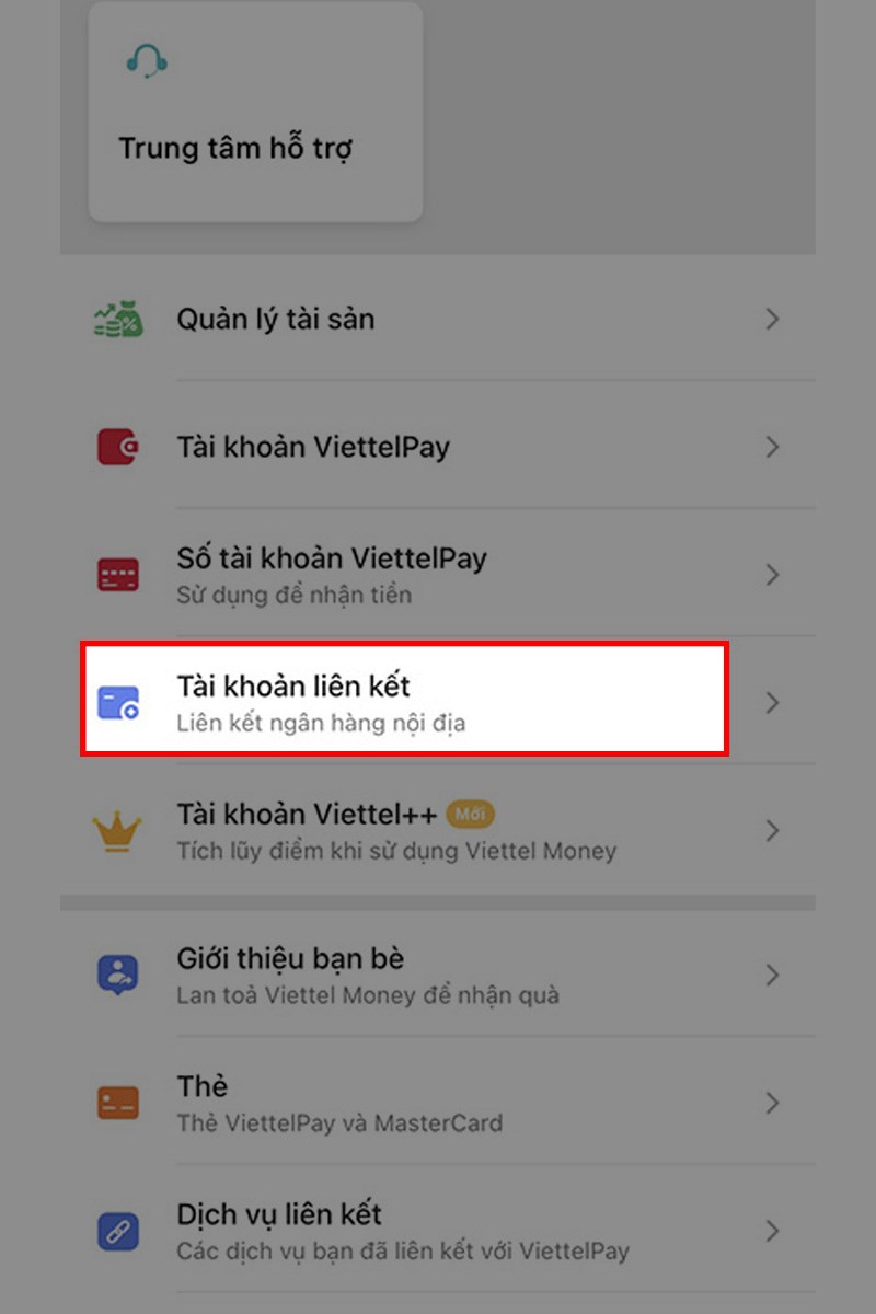 Hủy liên kết thẻ ATM ngân hàng với Viettel Money bước 2 Hủy liên kết thẻ ATM ngân hàng với Viettel Money bước 2