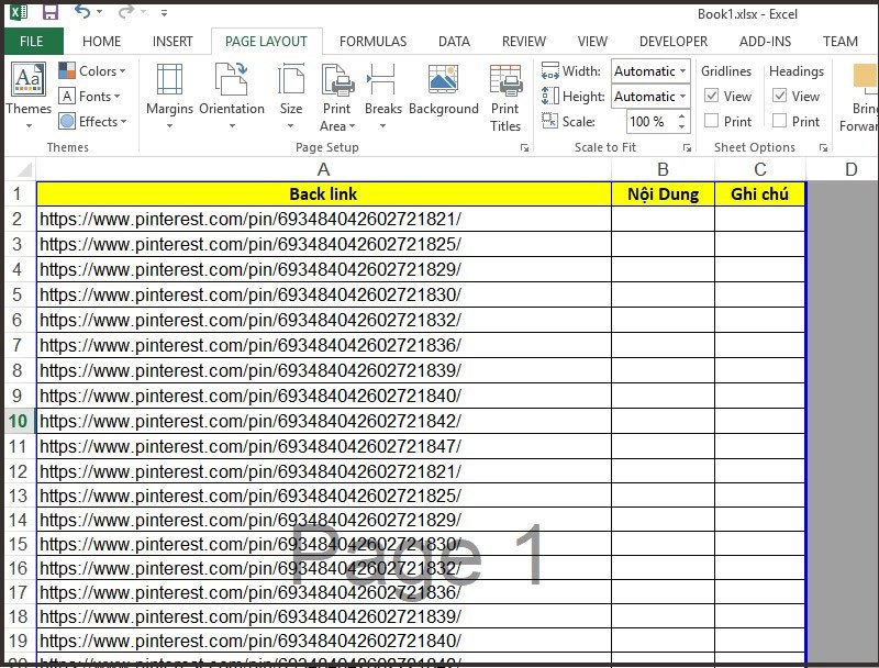 Xem kết quả loại bỏ tất cả ngắt trang