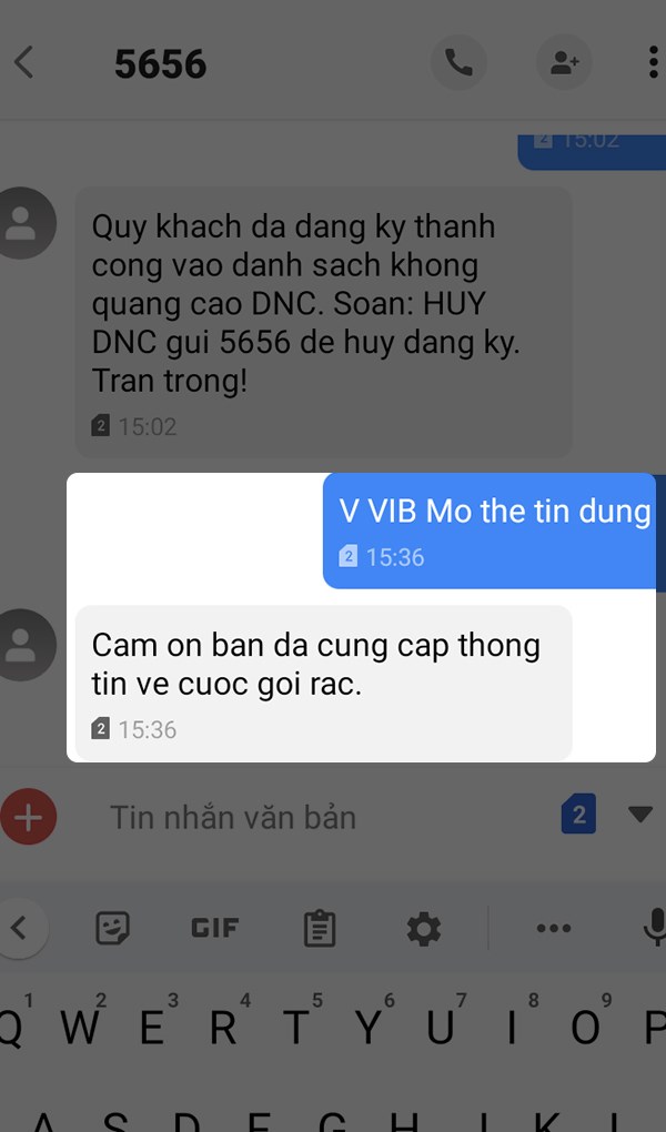 Chặn cuộc gọi rác