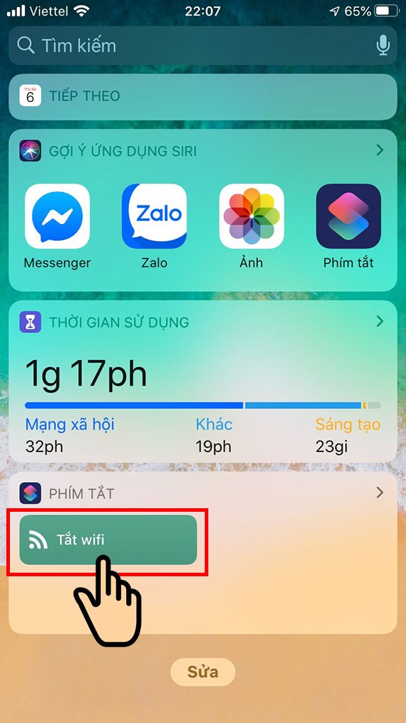 Quay trở lại giao diện 