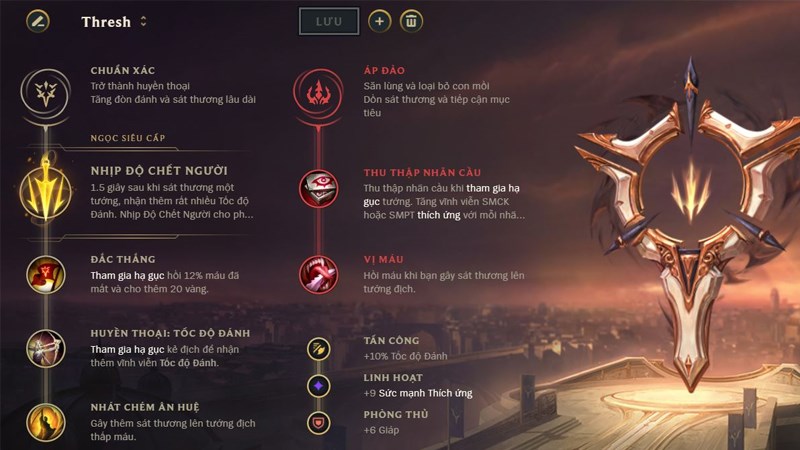 Bảng ngọc Thresh AD