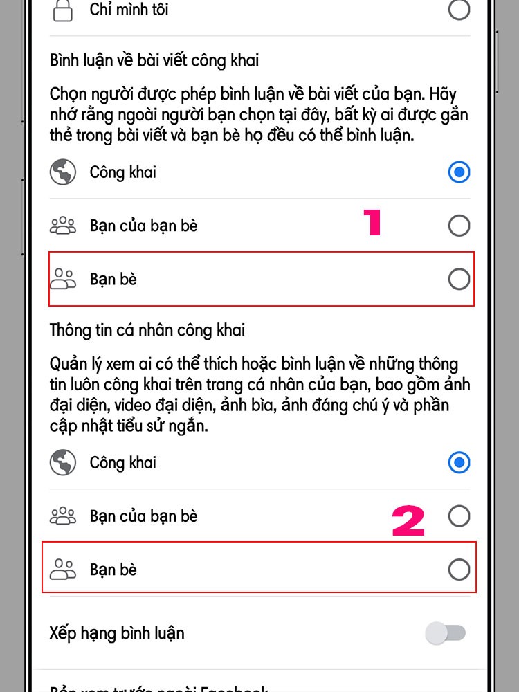 Cách Tắt Bình Luận Trên Facebook