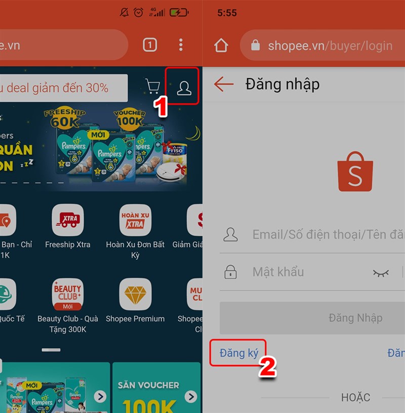 Đăng k&yacute; t&agrave;i khoản