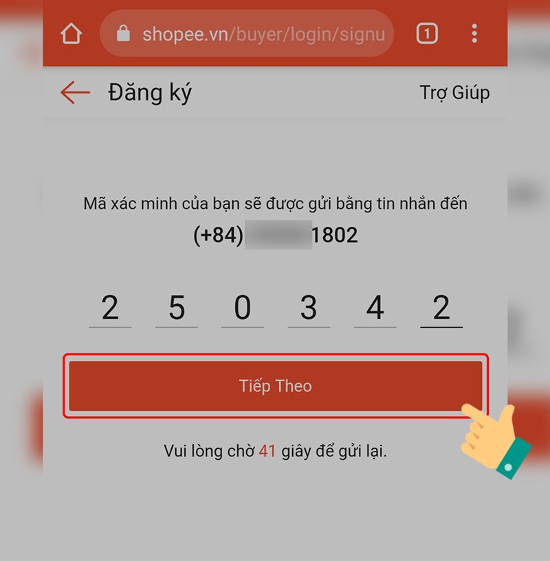 Nhập m&atilde; x&aacute;c thực