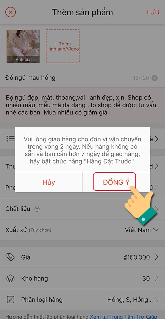Đồng &yacute; điều khoản
