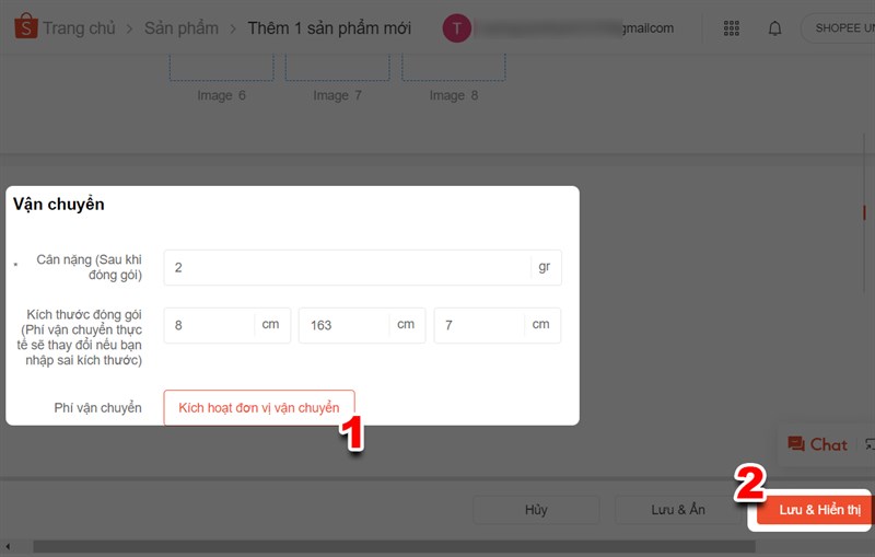 Lưu th&ocirc;ng tin hiển thị