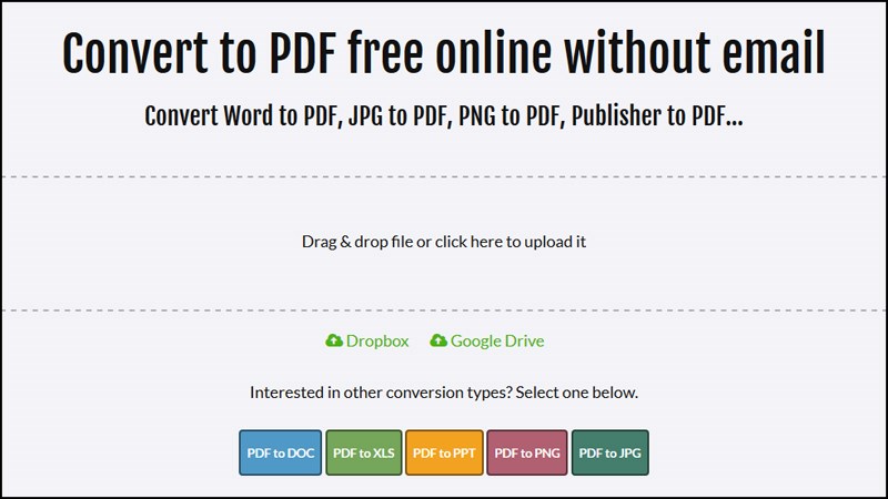  Pdfconverter.Com chuyển đổi ảnh sang PDF hiệu quả
