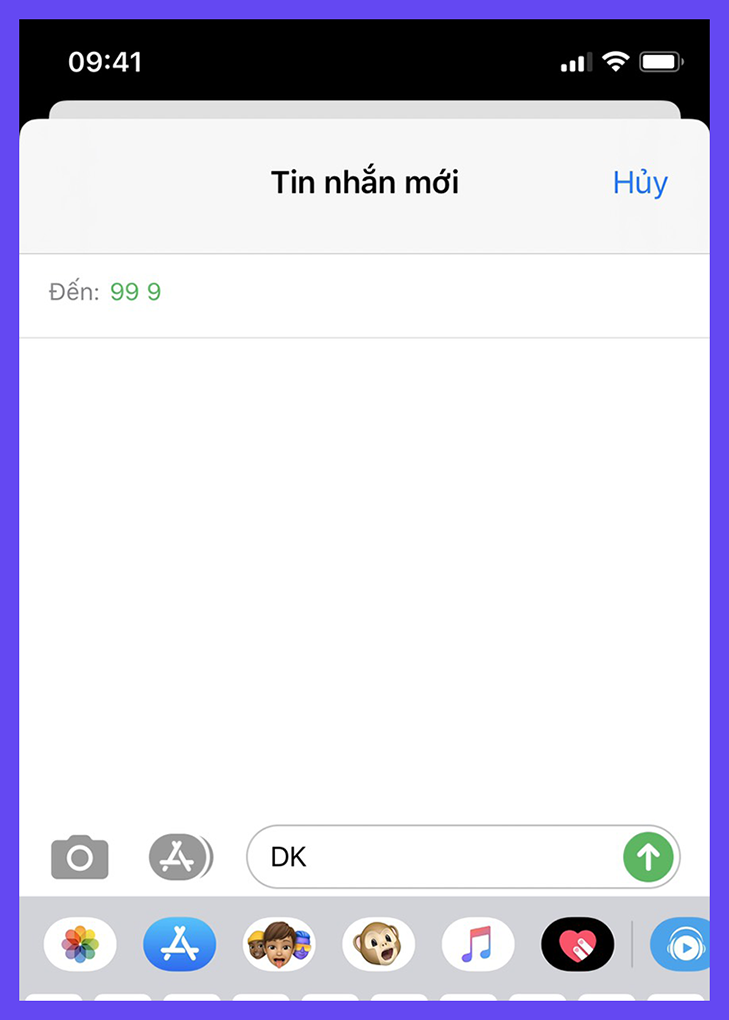 Đăng ký dịch vụ chuyển tiền: Soạn DK gửi 999.