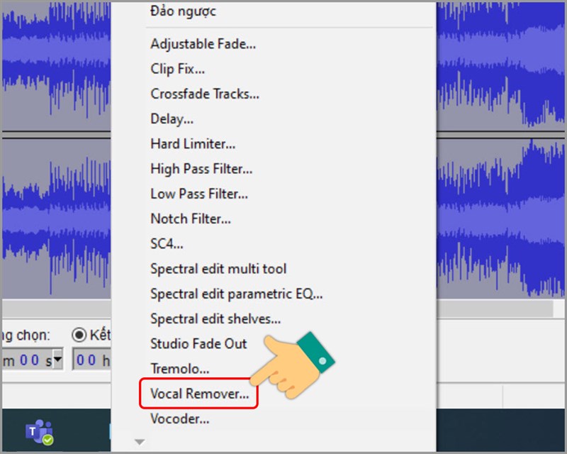 Chọn Vocal Remover