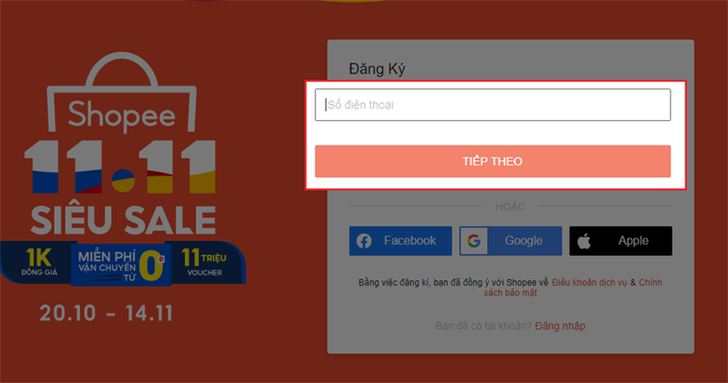 Cách tạo tài khoản mở gian hàng trên Shopee