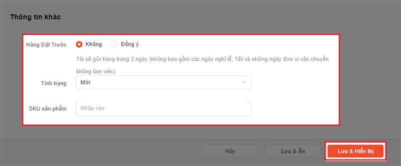 Cách đăng sản phẩm trên Shopee