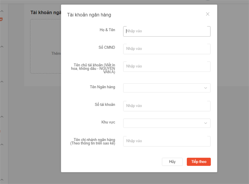 Cách tạo tài khoản mở gian hàng trên Shopee