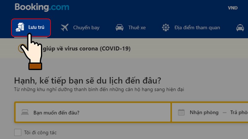 Nhấn chọn Lưu tr&uacute; tr&ecirc;n giao diện website