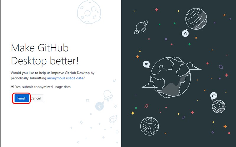 Nhấn Finish. Nhấn Finish.