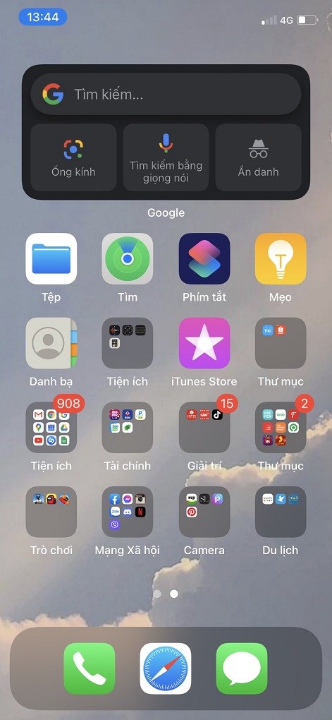 Hướng dẫn c&aacute;ch c&agrave;i widget Google l&ecirc;n m&agrave;n h&igrave;nh ch&iacute;nh tr&ecirc;n iOS 14