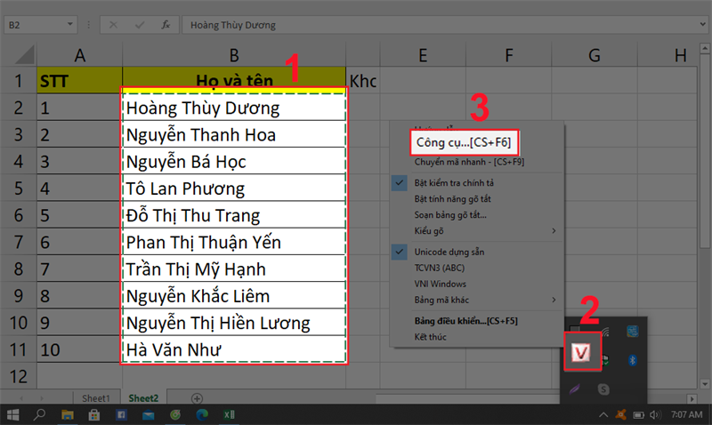 Loại bỏ dấu bằng phần mềm Unikey
