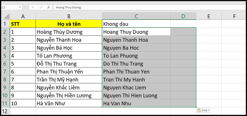 Loại bỏ dấu bằng phần mềm Unikey