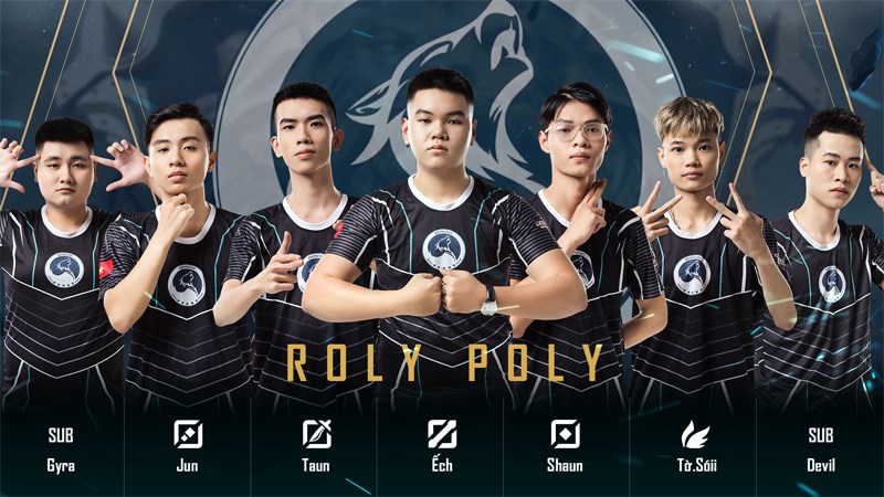 Đội hình đội tuyển RolyPoly (6 minutes đổi tên)