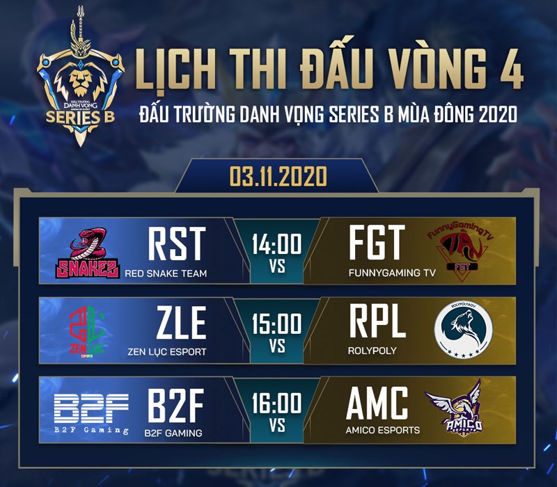 Lịch thi đấu vòng 4