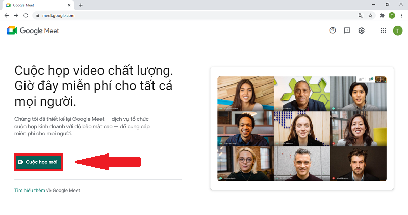 Hướng dẫn cách làm mờ phông nền khi trình chiếu trên Google Meet