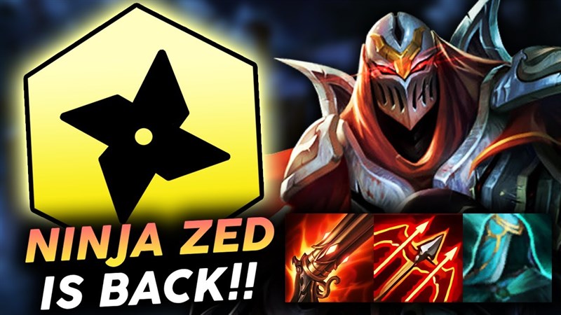 Zed luôn là cái tên được tin tưởng trong các đội hình Nhẫn Giả