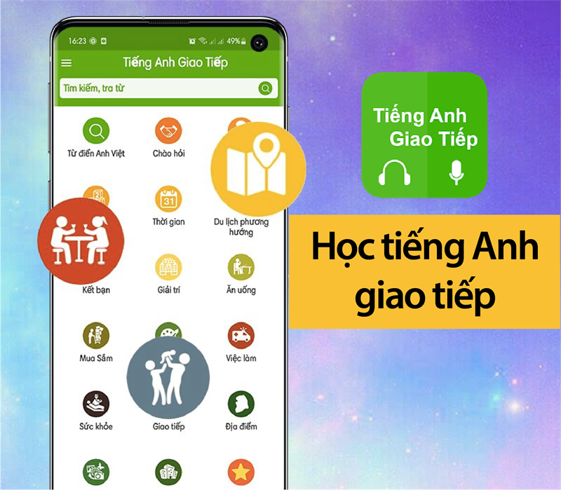 Ứng dụng Học tiếng Anh giao tiếp