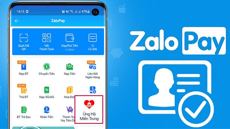 Cách ủng hộ lũ lụt miền trung qua ứng dụng ZaloPay nhanh, dễ dàng nhất Cách ủng hộ lũ lụt miền trung qua ứng dụng ZaloPay nhanh, dễ dàng nhất