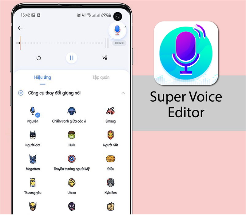 Ứng dụng Super Voice Editor