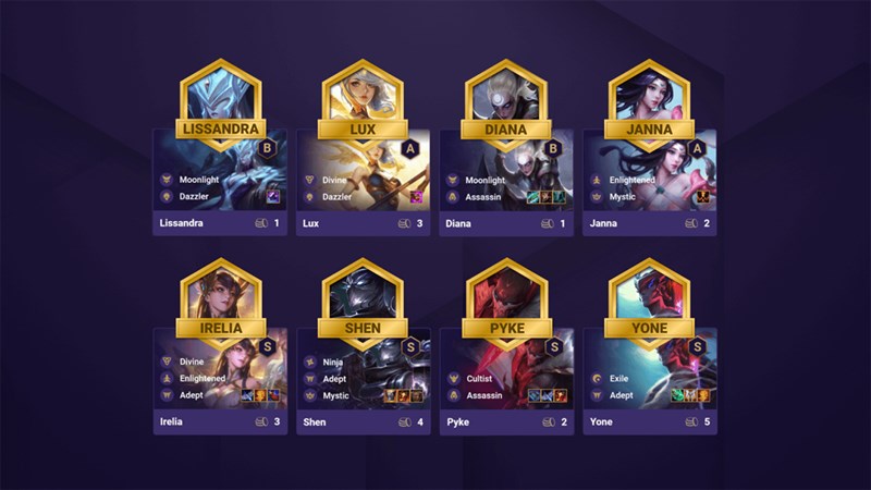 Đội h&igrave;nh Nguyệt Tộc Đại Sư DTCL M&ugrave;a 4