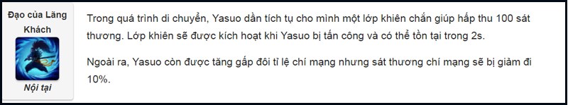 Nội tại: Đạo của Lãng Khách