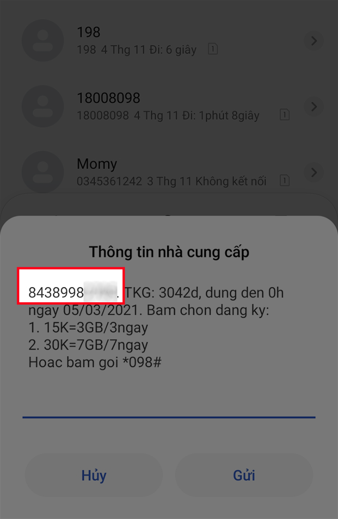 Số điện thoại bạn đang dùng sẽ được hiển thị.