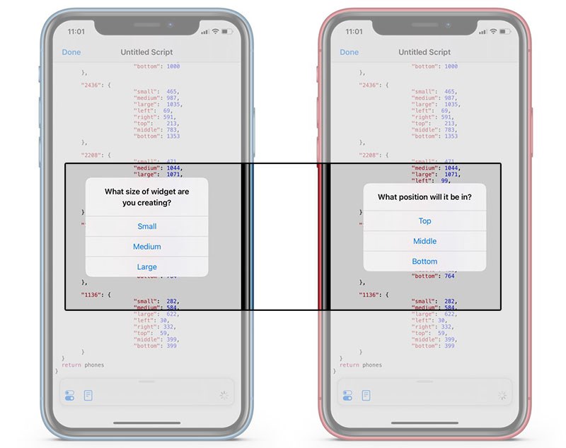 chọn Medium. Chọn vị tr&iacute; đặt widget, m&igrave;nh chọn Top.