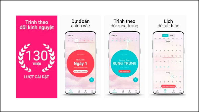Theo dõi lịch kinh nguyệt và mang thai Flo