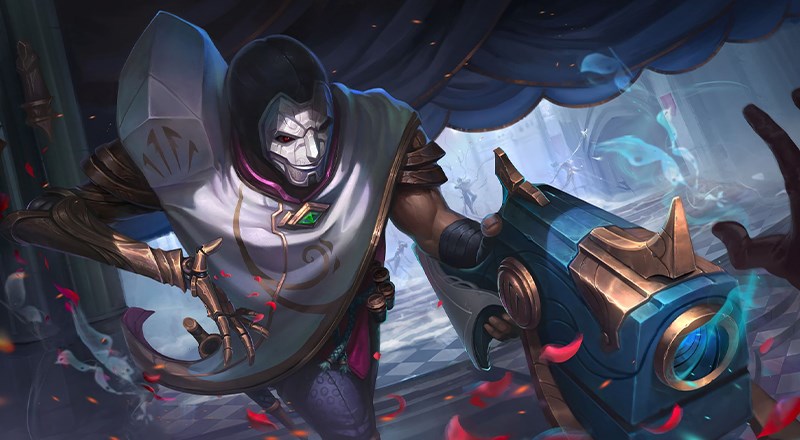 Jhin là một xạ thủ có thể gây sát thương đơn mục tiêu cực mạnh