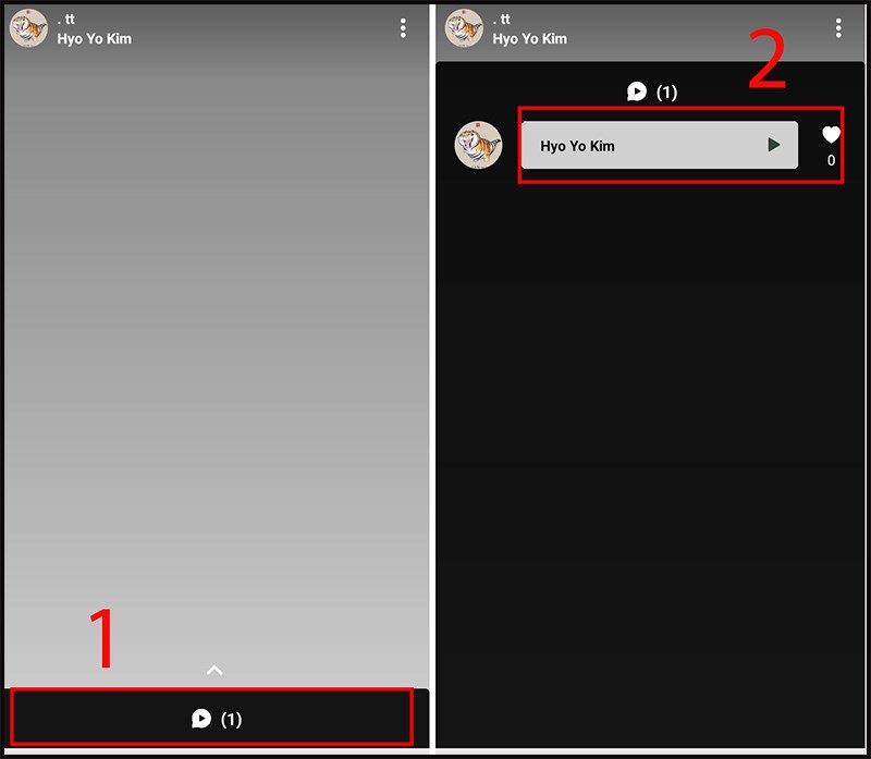 Nghe lại c&aacute;c b&igrave;nh luận, đoạn thu &acirc;m