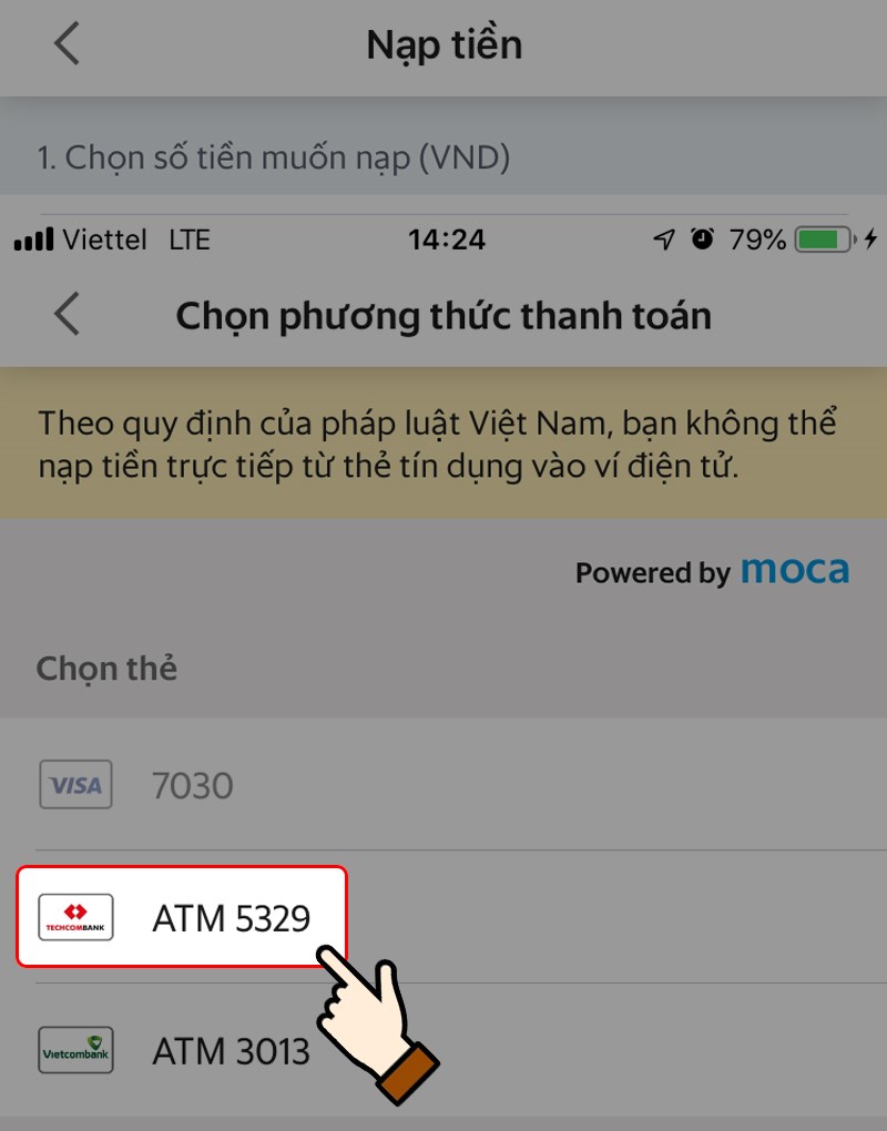 Chọn phương thức thanh toán ưa thích