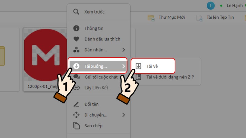 Chọn Tải xuống > Chọn Tải về Chọn Tải xuống > Chọn Tải về