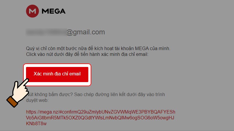 Kiểm tra hộp thư Gmail > Nhấn chọn Xác minh địa chỉ email Kiểm tra hộp thư Gmail > Nhấn chọn Xác minh địa chỉ email