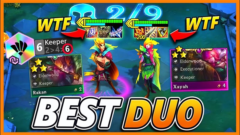 Tiếp tục là bộ đôi Xayah & Rakan trong đội hình Hộ Pháp