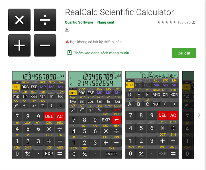 RealCalc Scientific Calculator