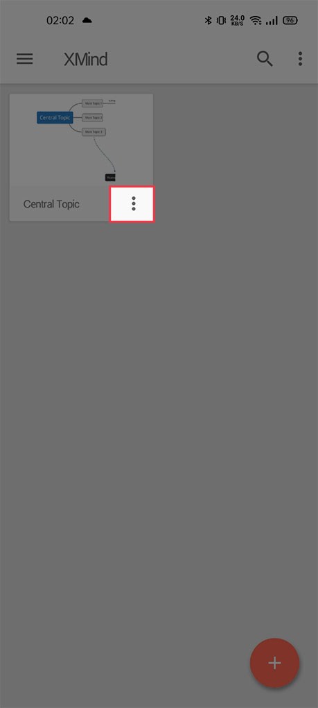 chọn v&agrave;o biểu tượng 3 chấm