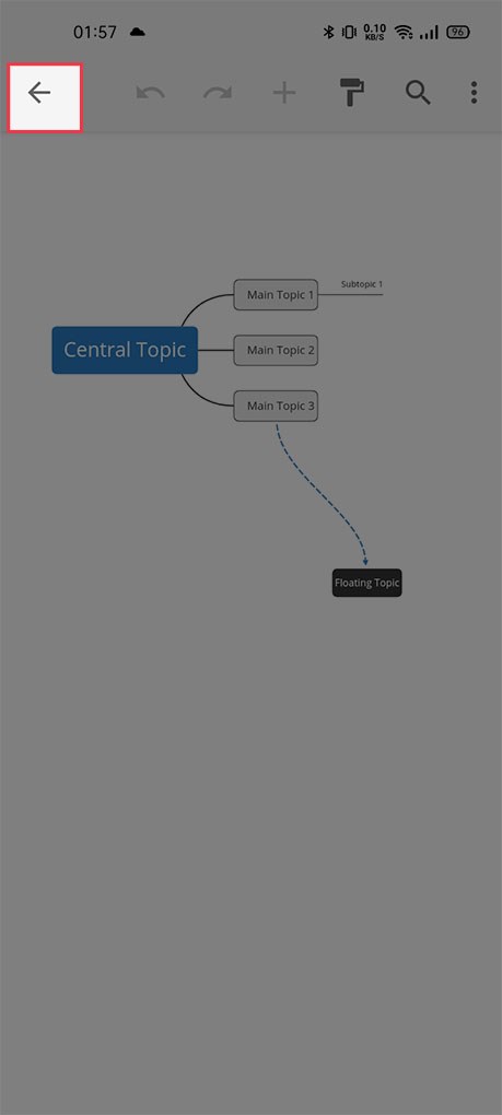 Lưu bản vẽ sơ đồ tư duy