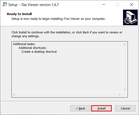 Nhấn Install để c&agrave;i đặt 