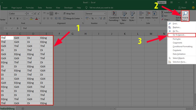 5 cách tìm kiếm, thay thế trong Excel từ cơ bản đến nâng cao