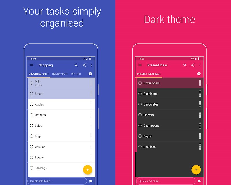 Ứng dụng Tasks: Todo list, Task List, Reminder