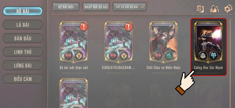 Chọn bộ b&agrave;i muốn chia sẻ