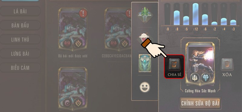 Nhấn chọn Chia sẻ